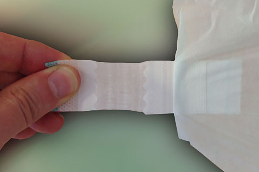 帶松緊帶的封閉無紡布粘鉤膠帶