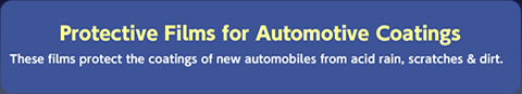 這些保護膜可使新汽車的涂層免受酸雨腐蝕，同時還能避免出現刮痕以及 & 污垢。 